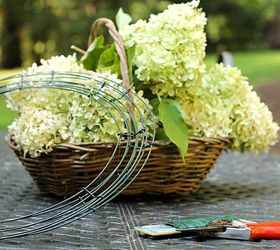 limelight hydrangea wreath tutorial, crafts, how to, hydrangea, wreaths