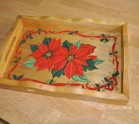 2 thrift store tray makeover, chalk paint, crafts
