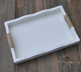 2 thrift store tray makeover, chalk paint, crafts