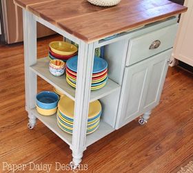 diy kitchen island cart with plans, diy, kitchen design, kitchen island, repurposing upcycling, woodworking projects