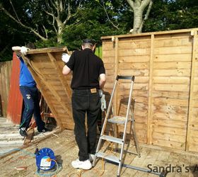 demolishing a garden shed, diy, home improvement