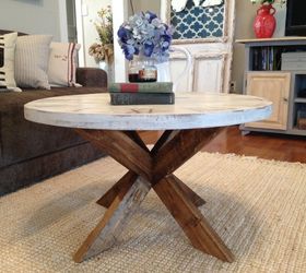 round and round we go the story of my diy coffee table, diy, painted furniture, woodworking projects