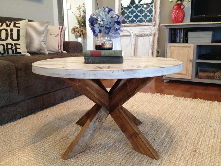 round and round we go the story of my diy coffee table, diy, painted furniture, woodworking projects