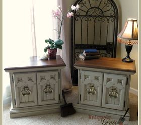 chalk painting 101 video painting two vintage night stands, chalk paint, painted furniture