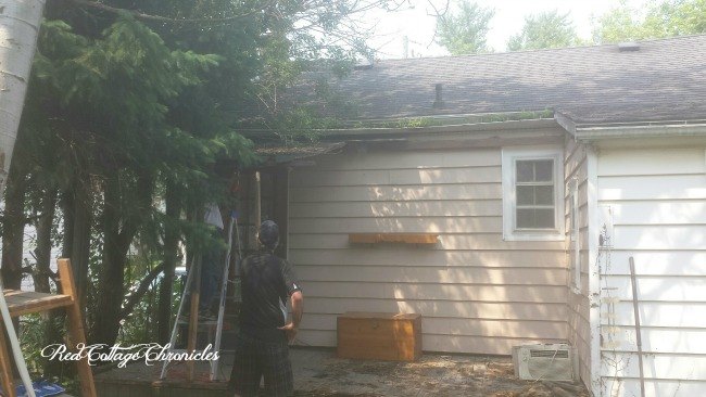 screen porch renovation, decks, outdoor living, porches, Demo almost done