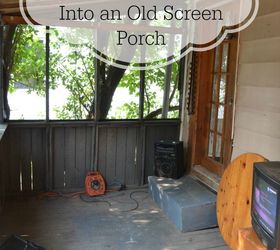 screen porch renovation, decks, outdoor living, porches, Interior Before