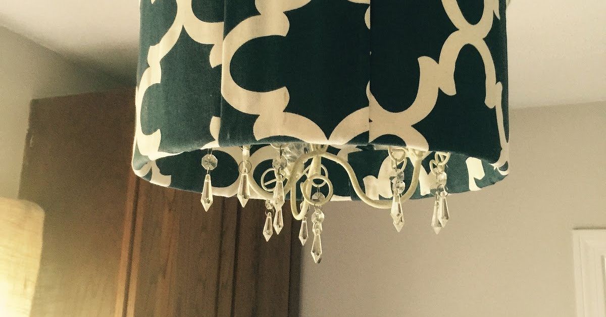 Diy Hanging Lampshade Chandelier Hometalk