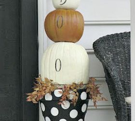 diy pumpkin topiary, crafts, halloween decorations, seasonal holiday decor