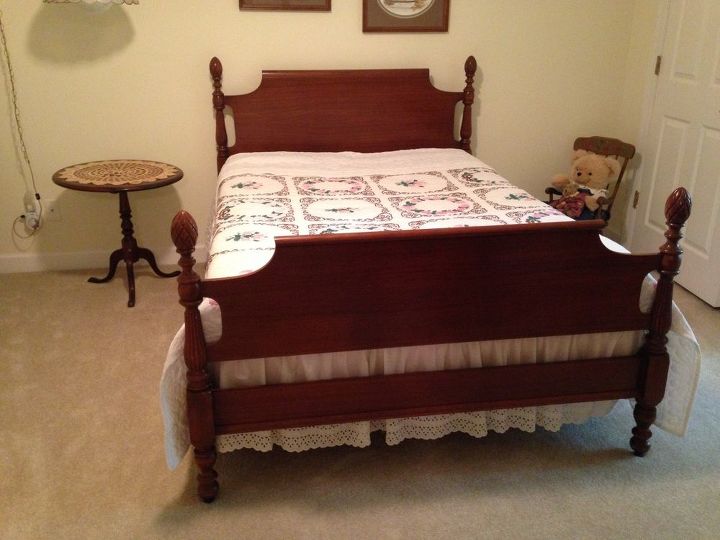 i need ideas for refinishing these vintage bunk beds, The other bed that is in the room