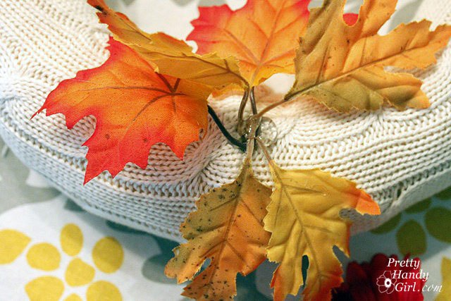make your own fall wreath from a goodwill sweater, crafts, repurposing upcycling, wreaths