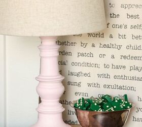 brass is out pink is in, chalk paint, home decor, lighting, repurposing upcycling