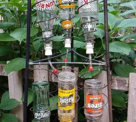 Vintage Soda Bottle Bedspring Hummingbird Feeders Hometalk