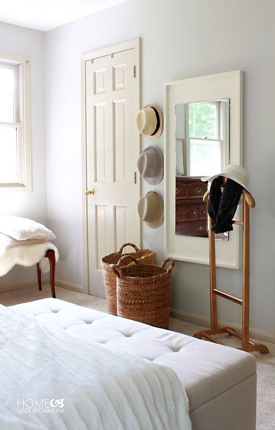 west elm inspired floating mirror, bedroom ideas, diy, home decor, wall decor, woodworking projects