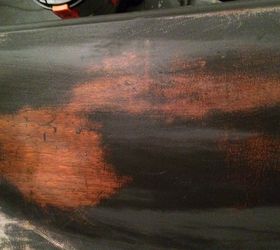 q how do i preserve this woodgrain paint look, chalkboard paint, painted furniture, painting wood furniture, Wet mineral spirits