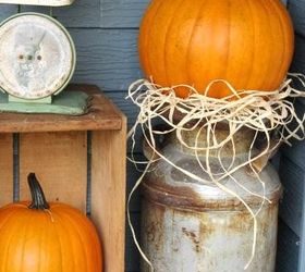 11 charming things you can do with an old milk can, Include It in Your Fall Decorations