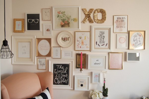 office makeover, home decor, home office, wall decor