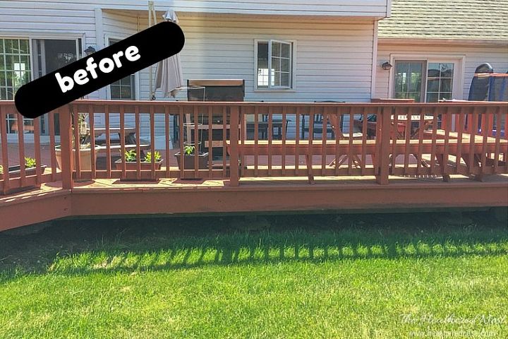 deck cover a diy outdoor space makeover story, decks, diy, outdoor living, painting