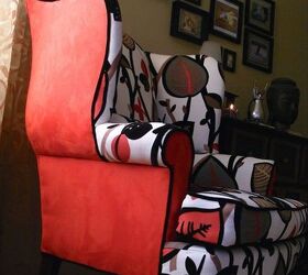 old chair made vavava voom, painted furniture, repurposing upcycling, reupholster
