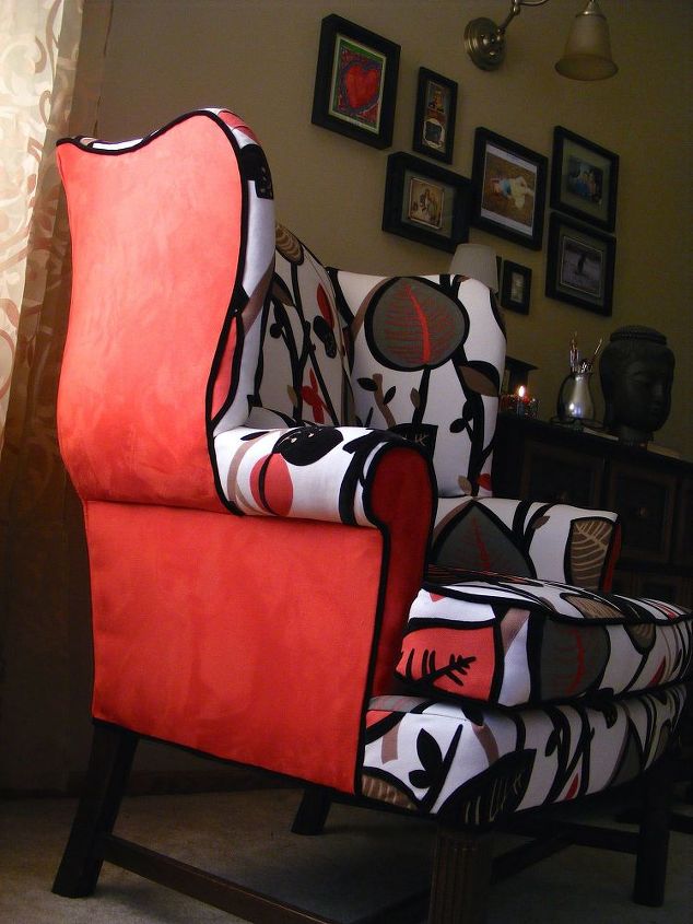 old chair made vavava voom, painted furniture, repurposing upcycling, reupholster