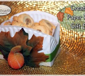 create a paper plate gift box, crafts, seasonal holiday decor