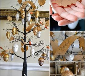 thanksgiving gratitude tree, crafts, seasonal holiday decor, thanksgiving decorations