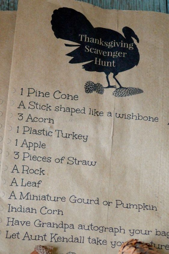 fun thanksgiving scavenger hunt for kids, crafts, thanksgiving decorations