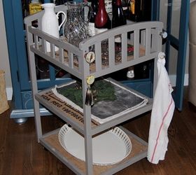 Baby What a Change! An Old Change Table to Serving Cart DIY