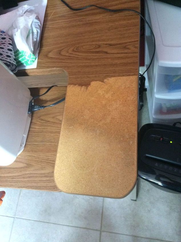 Painting 1980 S Desk Of Particle Board With Contact Paper Hometalk