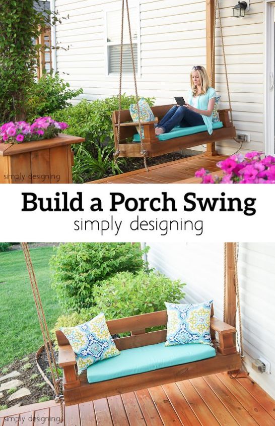build a porch swing, diy, how to, outdoor furniture, outdoor living, woodworking projects