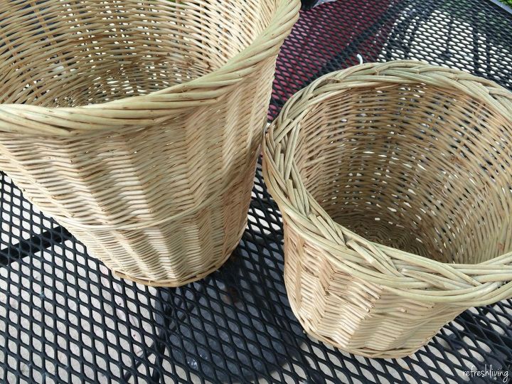 Tiered Bathroom Storage From Old Baskets Hometalk Tiered Bathroom Storage From Old Baskets Ideas Crafts Repurposing Upcycling Small