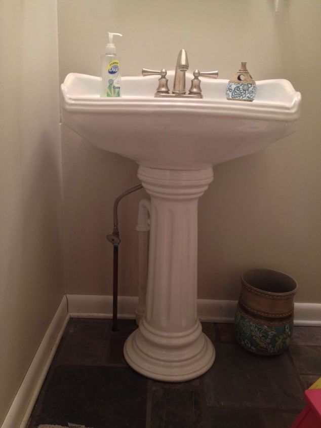 Tiered Bathroom Storage From Old Baskets Hometalk Tiered Bathroom Storage From Old Baskets