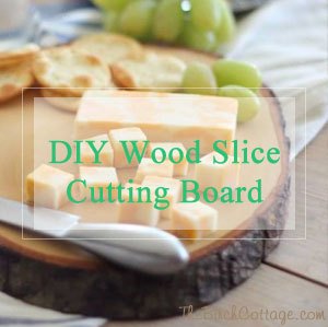diy wood slice cutting board, crafts, woodworking projects