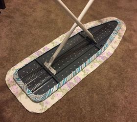 ironing board cover, crafts, how to, reupholster