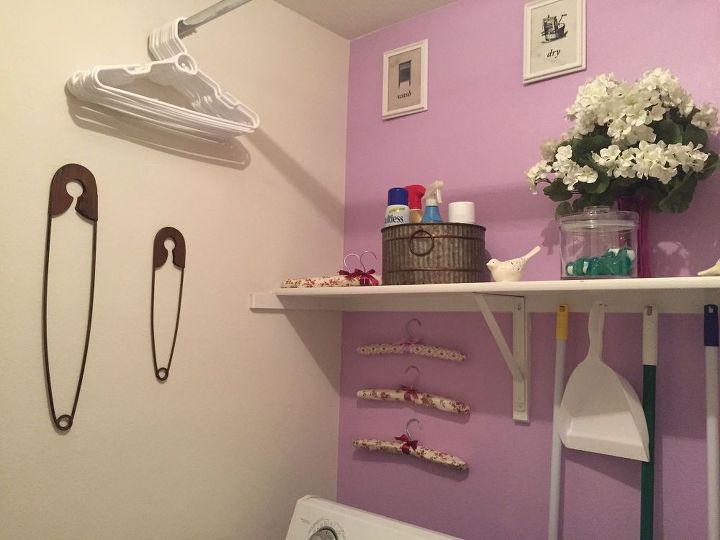 laundry room makeover, home decor, laundry rooms, painting, shelving ideas, wall decor