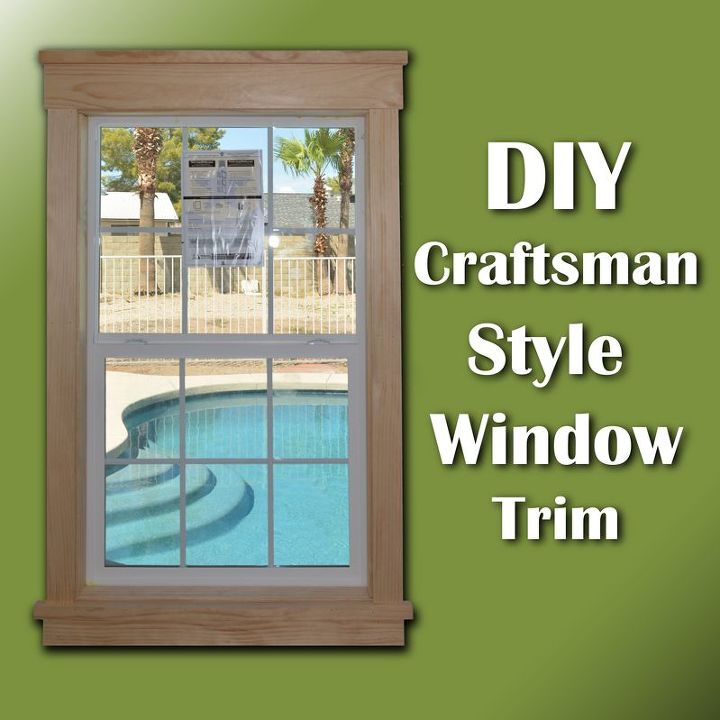 Diy Craftsman Window Trim Diy Craftsman Window Trim