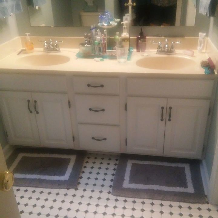 making a bathroom vanity taller | hometalk