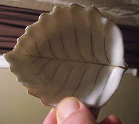q japanese mystery items china closet, crafts, furniture id, This leaf dish I have no idea what it was used for It has made in occupied in Japan on the other side