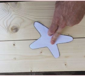 diy cape cod style starfish shutters, curb appeal, diy, woodworking projects