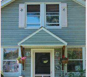 diy cape cod style starfish shutters, curb appeal, diy, woodworking projects