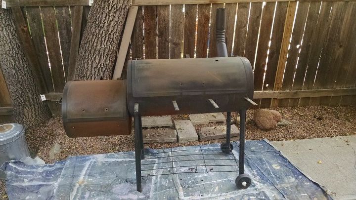 giving an old rusty smoker new life