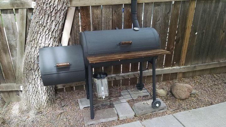 giving an old rusty smoker new life