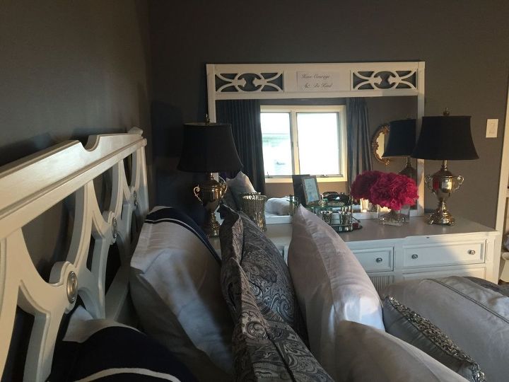 grey guest room makeover understated elegance and sparkle, bedroom ideas, home decor