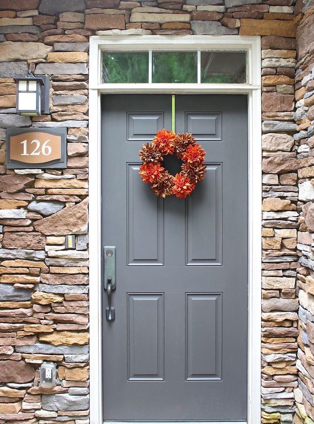 easy fall wreath in 5 minutes, crafts, seasonal holiday decor, wreaths
