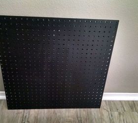 personal accessory organizer, crafts, organizing, Painted pegboard background