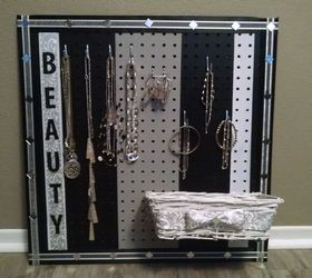 personal accessory organizer, crafts, organizing, My daughter s organizer completed