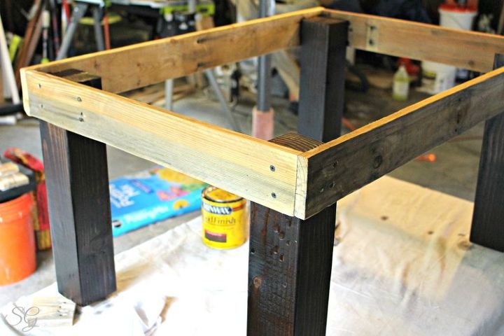 easy pallet and glass coffee table, diy, painted furniture, pallet, repurposing upcycling, rustic furniture, woodworking projects