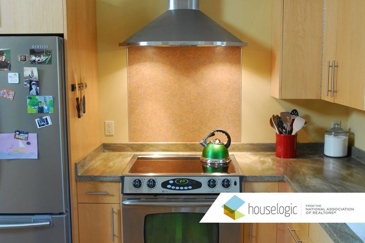 stylish stove backsplash for under 60, kitchen backsplash, kitchen design, John Riha for HouseLogic com