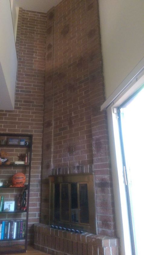 how do i remove black mastic stains from brick, All mastic removed and only stain remaining