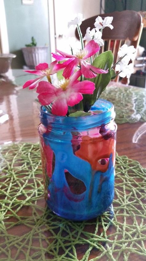nail polish vase or container, crafts, repurposing upcycling