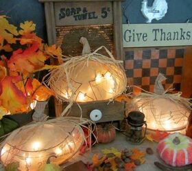 upcycled pumpkins, crafts, repurposing upcycling, seasonal holiday decor
